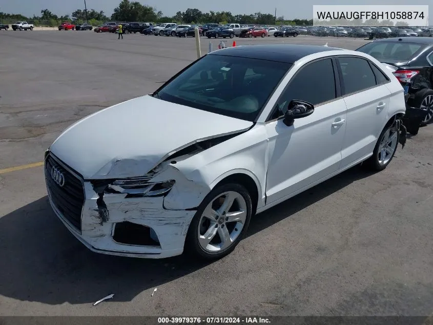 WAUAUGFF8H1058874 2017 Audi A3 2.0T Premium