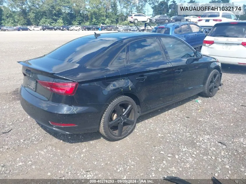 WAUAUGFF4H1032174 2017 Audi A3 2.0T Premium