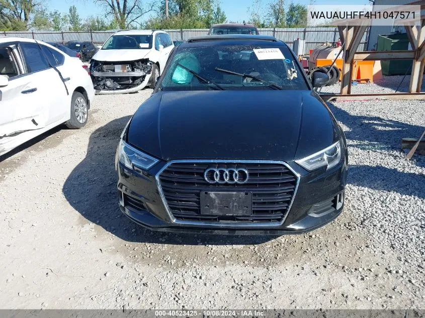 2017 Audi A3 Premium VIN: WAUAUHFF4H1047571 Lot: 40523428