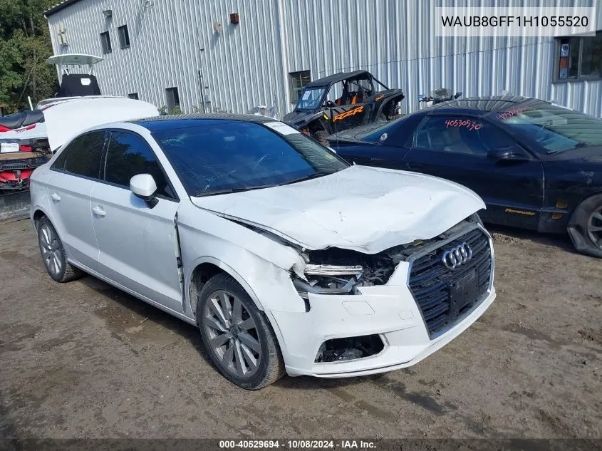 WAUB8GFF1H1055520 2017 Audi A3 Premium