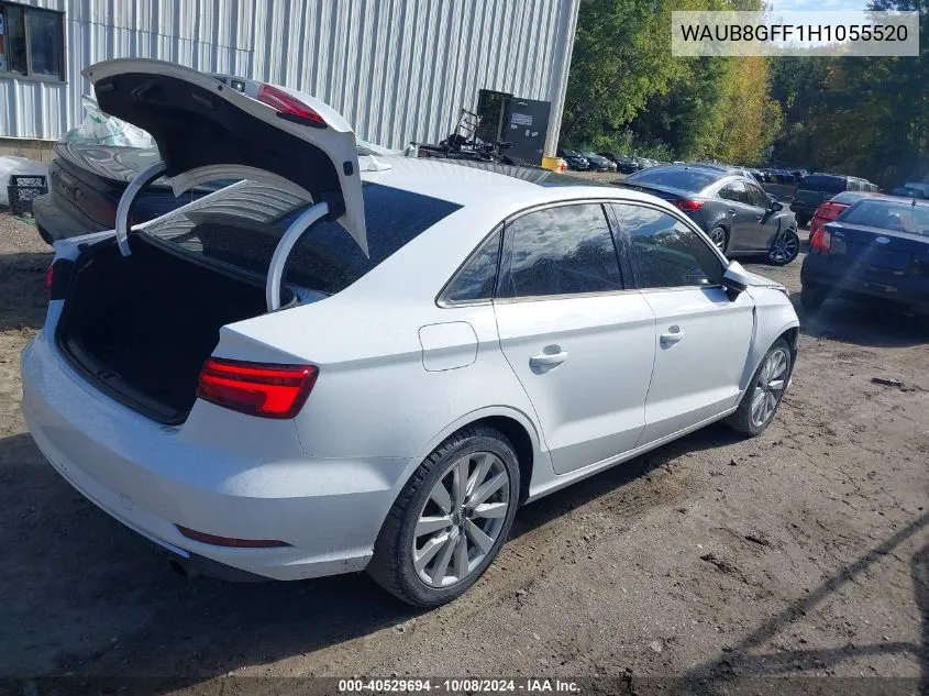 WAUB8GFF1H1055520 2017 Audi A3 Premium