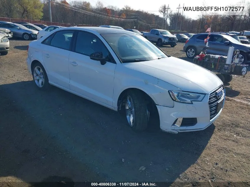 2017 Audi A3 2.0T Premium VIN: WAUB8GFF5H1072577 Lot: 40806338