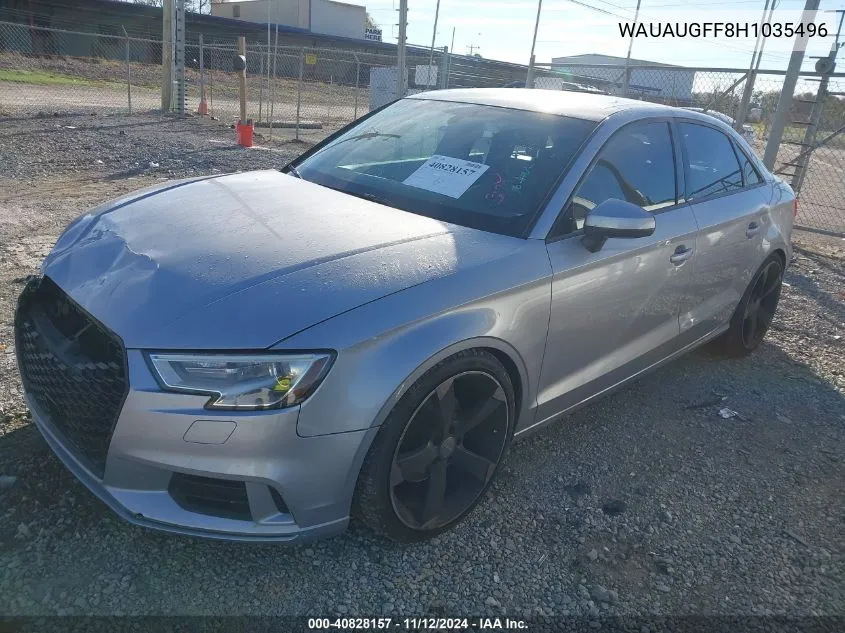 WAUAUGFF8H1035496 2017 Audi A3 2.0T Premium