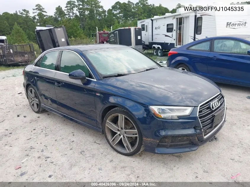 2018 Audi A3 Premium Plus VIN: WAUJ8GFF9J1045335 Lot: 40426396