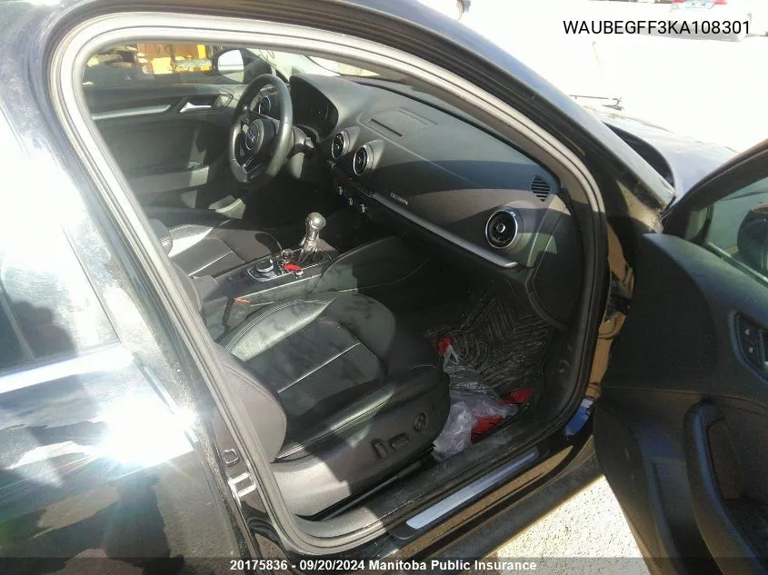 WAUBEGFF3KA108301 2019 Audi A3 Komfort 45 2.0 Tfsi Quattro