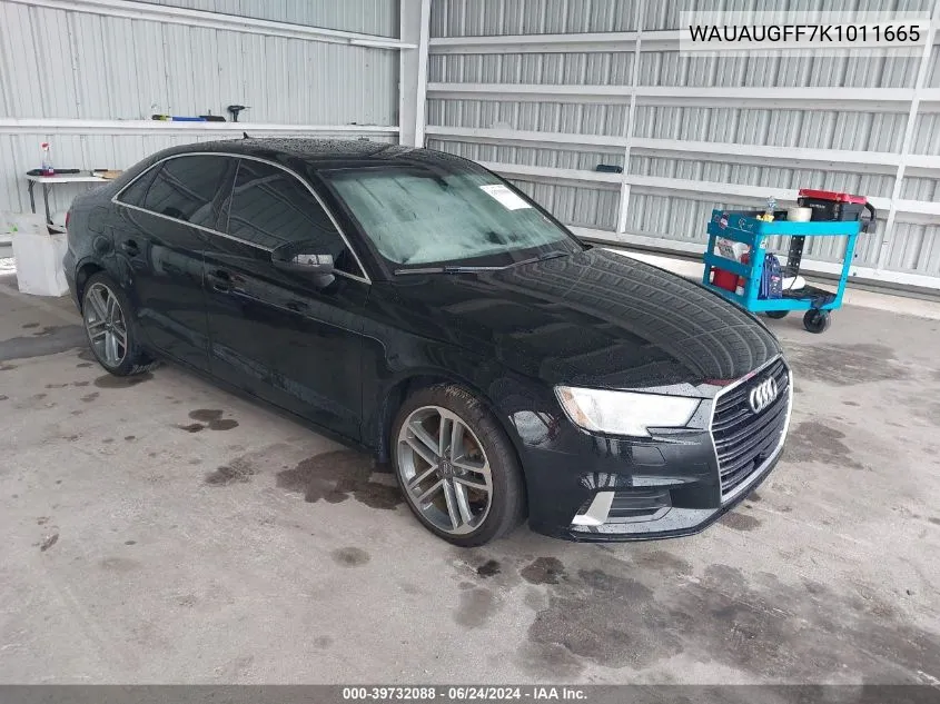 WAUAUGFF7K1011665 2019 Audi A3 40 Premium