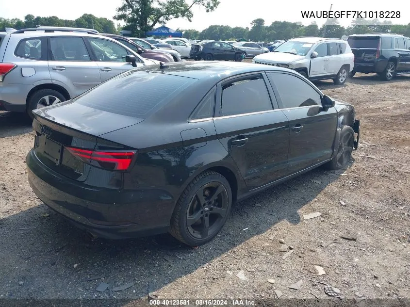 WAUBEGFF7K1018228 2019 Audi A3 45 Premium