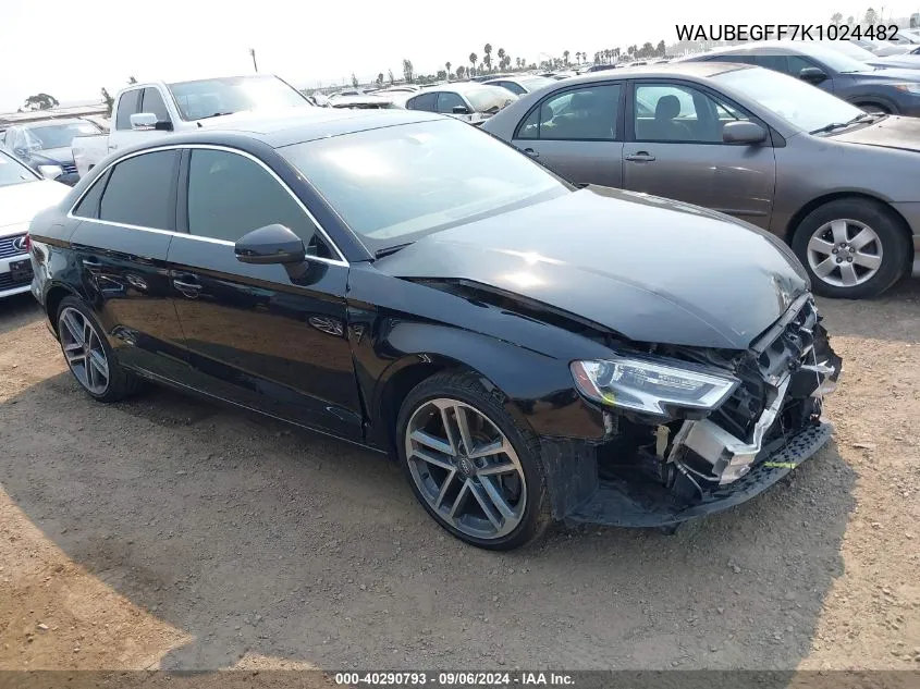 WAUBEGFF7K1024482 2019 Audi A3 45 Premium