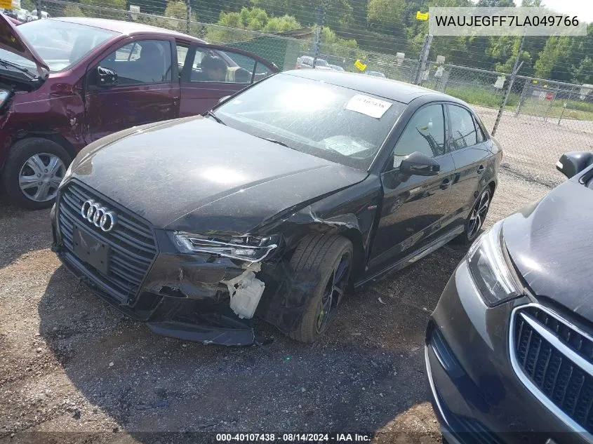 2020 Audi A3 S-Line Premium Plus VIN: WAUJEGFF7LA049766 Lot: 40107438