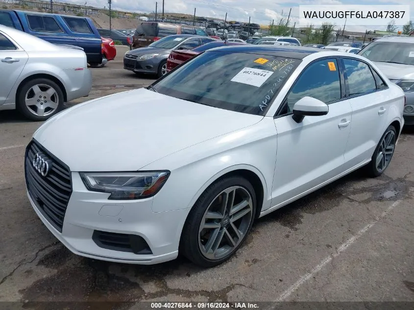 WAUCUGFF6LA047387 2020 Audi A3 Premium Plus