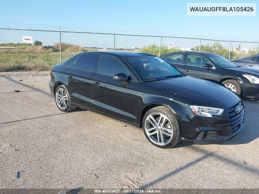 2020 Audi A3 Premium 40 Tfsi Front-Wheel Drive S Tronic VIN: WAUAUGFF8LA105426 Lot: 40373427