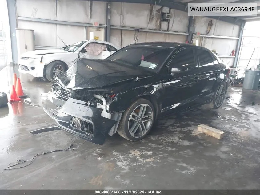 2020 Audi A3 Premium 40 Tfsi Front-Wheel Drive S Tronic VIN: WAUAUGFFXLA036948 Lot: 40851688