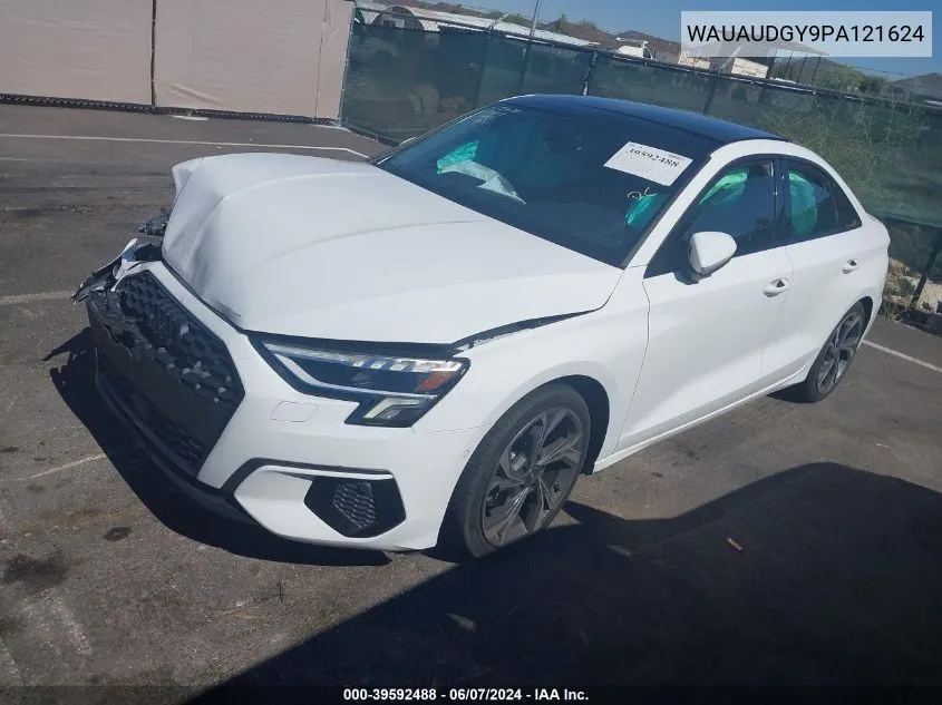 2023 Audi A3 Premium 40 Tfsi Front-Wheel Drive S Tronic VIN: WAUAUDGY9PA121624 Lot: 39592488