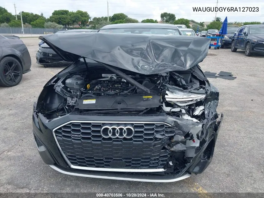 2024 Audi A3 Premium 40 Tfsi Quattro S Tronic VIN: WAUGUDGY6RA127023 Lot: 40703506