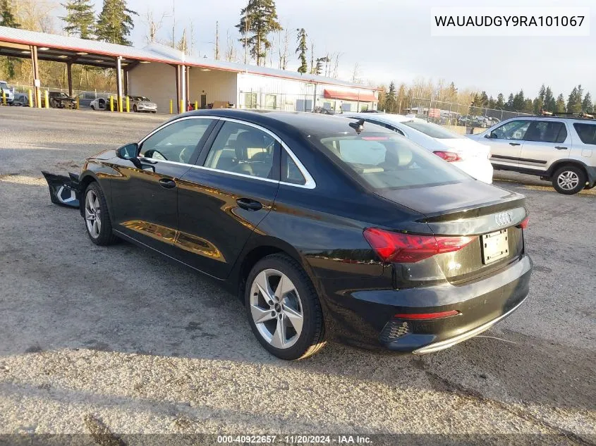 2024 Audi A3 Premium 40 Tfsi Front-Wheel Drive S Tronic VIN: WAUAUDGY9RA101067 Lot: 40922657