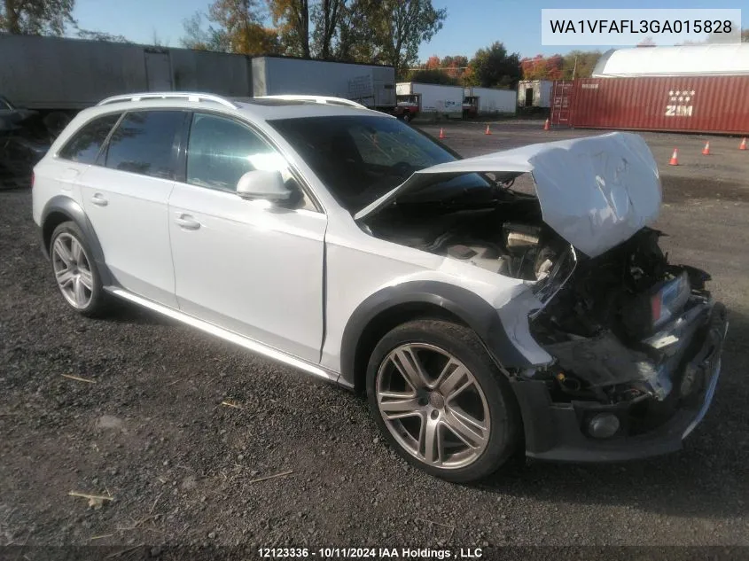 2016 Audi A4 Allroad VIN: WA1VFAFL3GA015828 Lot: 12123336