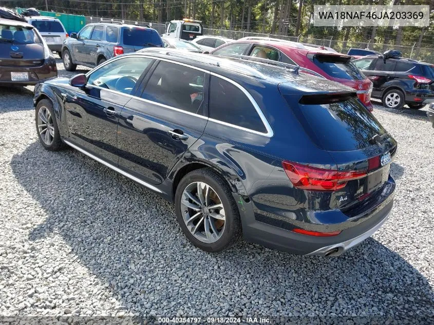 WA18NAF46JA203369 2018 Audi A4 Allroad 2.0T Premium/2.0T Tech Premium