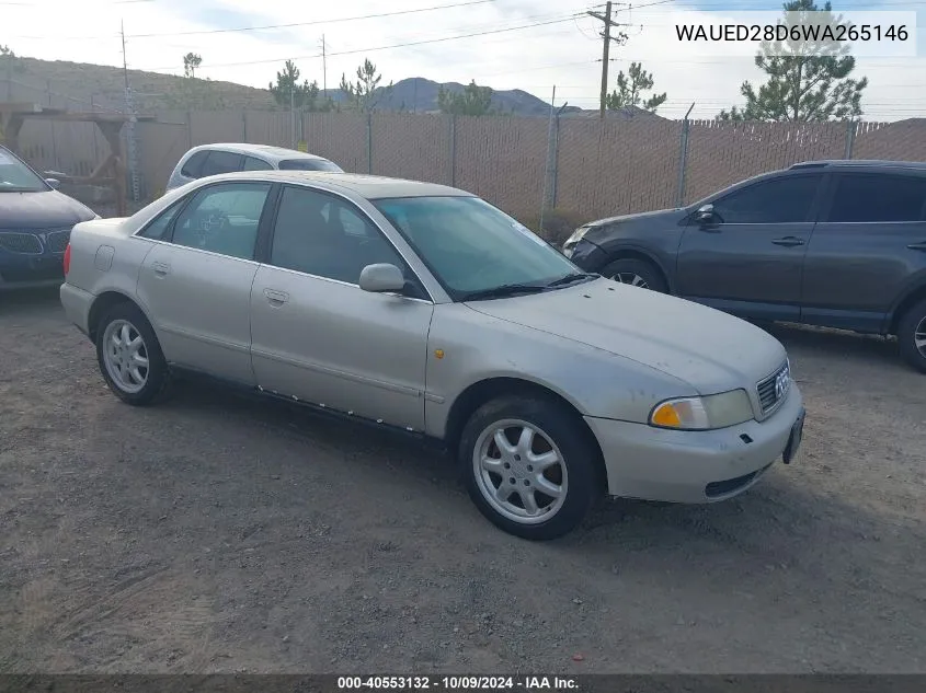 WAUED28D6WA265146 1998 Audi A4 2.8