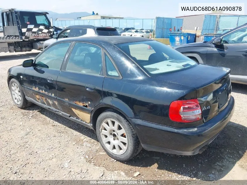 WAUDC68D61A090878 2001 Audi A4 1.8 T