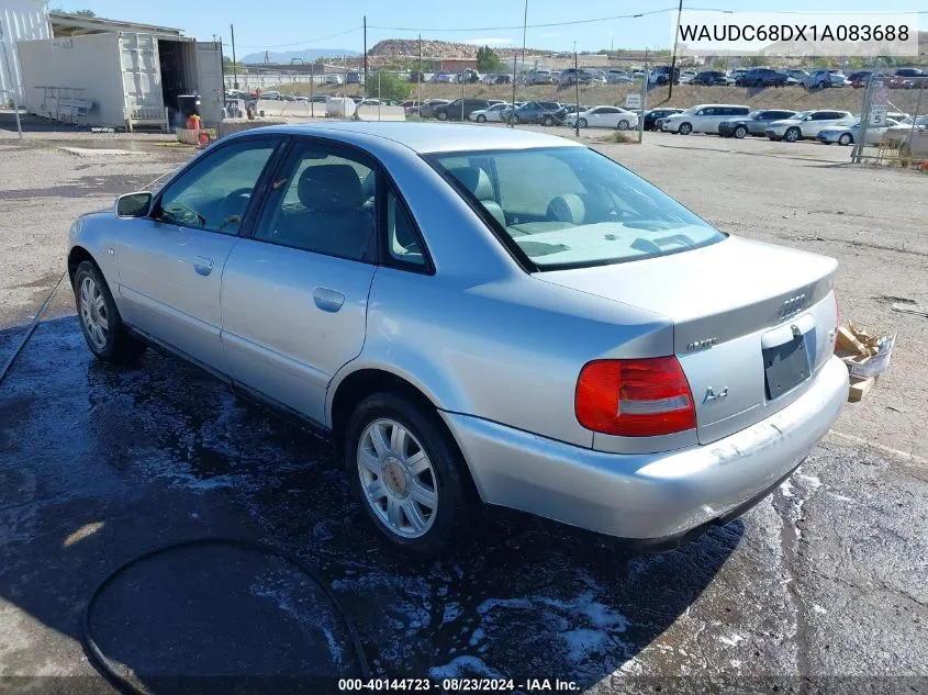 2001 Audi A4 1.8 T VIN: WAUDC68DX1A083688 Lot: 40144723