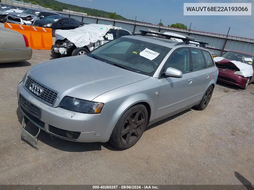 WAUVT68E22A193066 2002 Audi A4 1.8T Avant Quattro