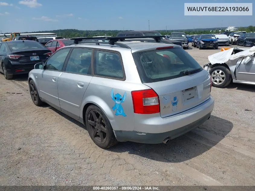 WAUVT68E22A193066 2002 Audi A4 1.8T Avant Quattro