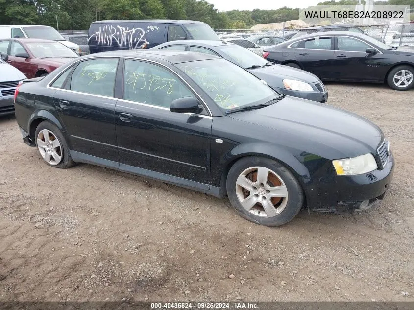 WAULT68E82A208922 2002 Audi A4 3.0