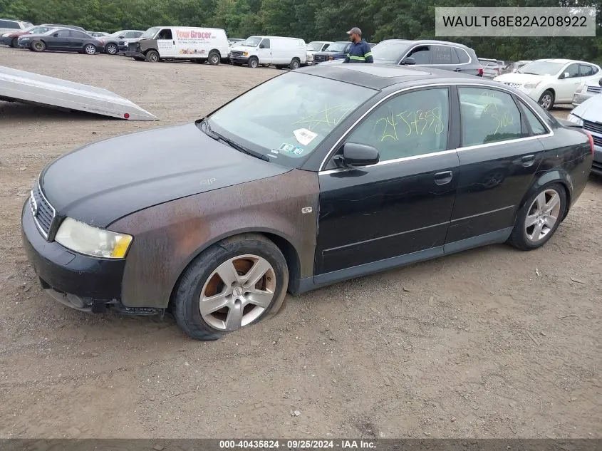 WAULT68E82A208922 2002 Audi A4 3.0