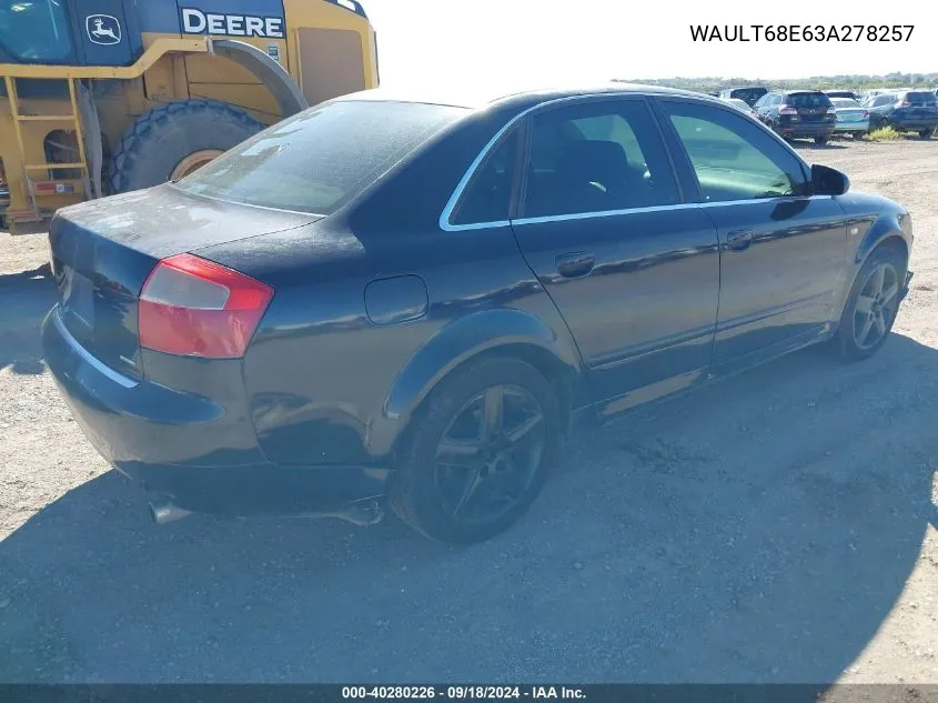 WAULT68E63A278257 2003 Audi A4 3.0