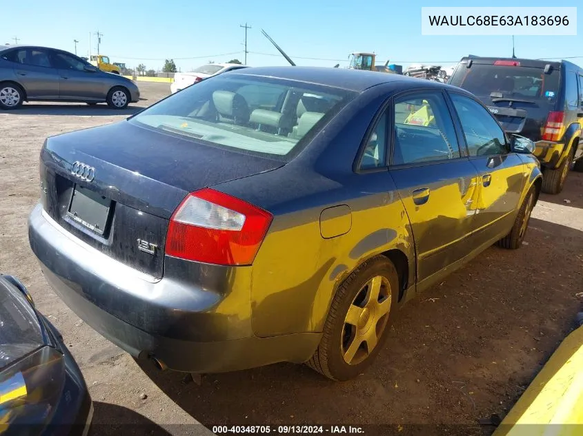 WAULC68E63A183696 2003 Audi A4 1.8T Quattro