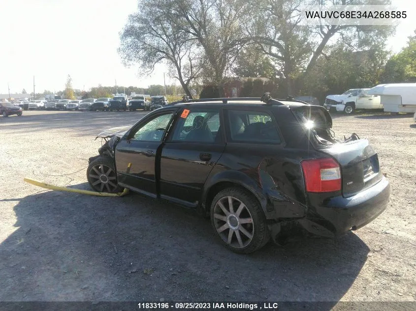 WAUVC68E34A268585 2004 Audi A4 1.8T