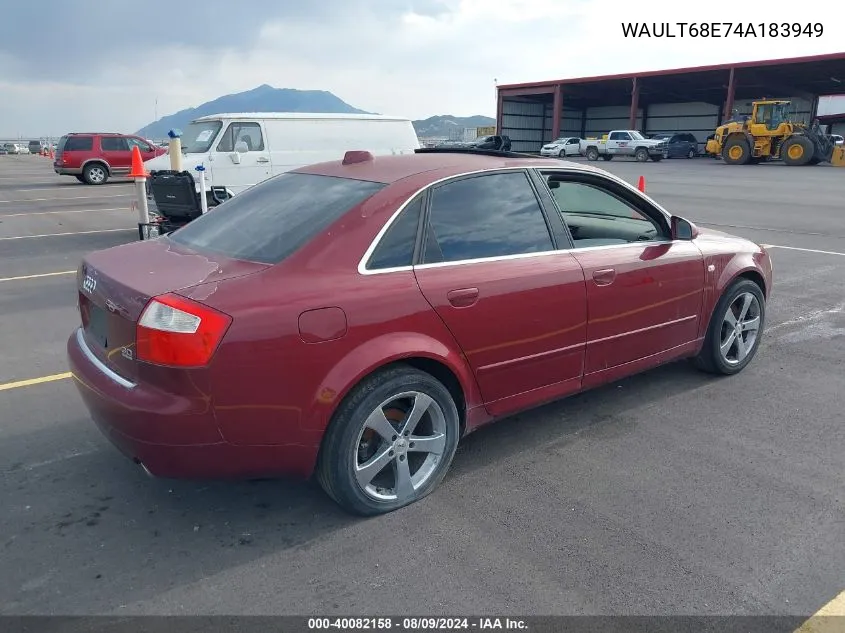 WAULT68E74A183949 2004 Audi A4 3.0