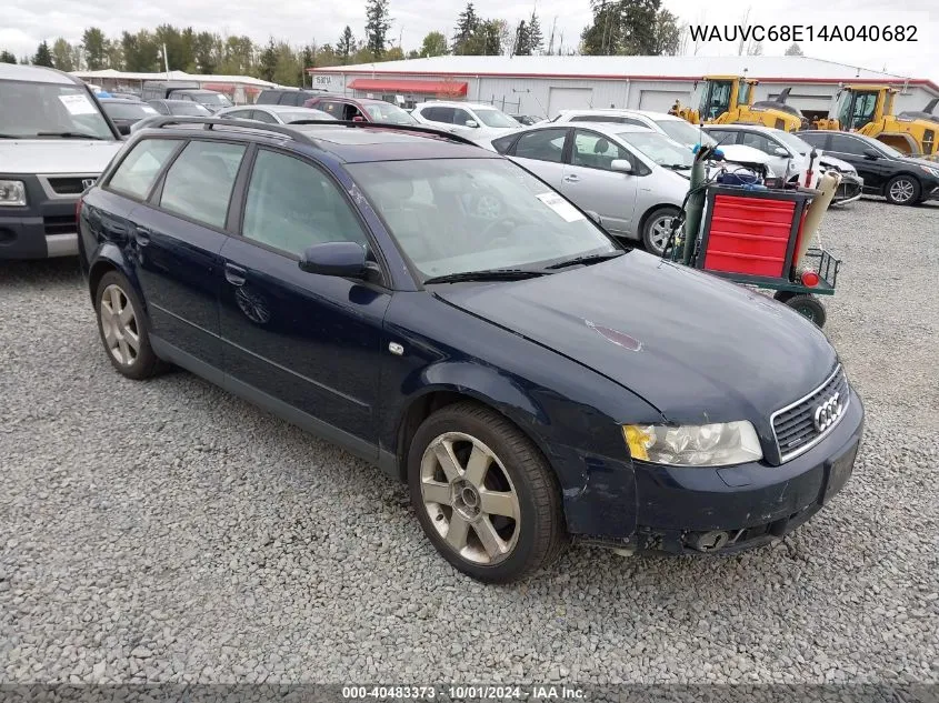 2004 Audi A4 1.8T Avant VIN: WAUVC68E14A040682 Lot: 40483373