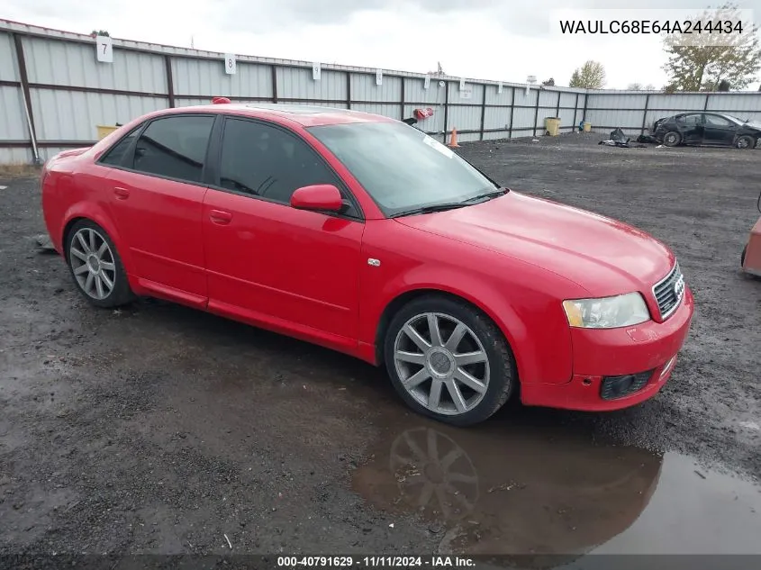 2004 Audi A4 1.8T VIN: WAULC68E64A244434 Lot: 40791629