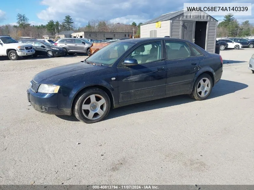 WAULC68E74A140339 2004 Audi A4 1.8T