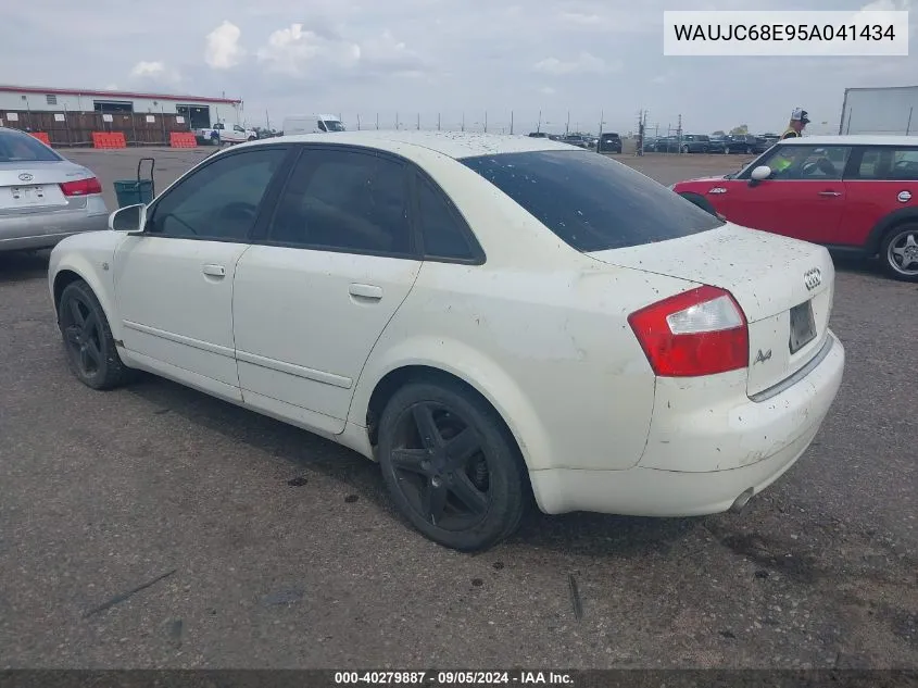 WAUJC68E95A041434 2005 Audi A4 1.8T/1.8T Special Edition