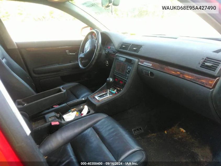 WAUKG68E95A427490 2005 Audi A4 3.2 Avant