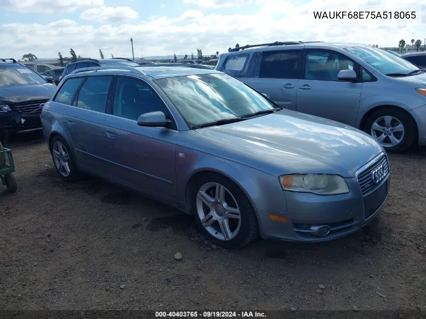 WAUKF68E75A518065 2005 Audi A4 2.0T Avant