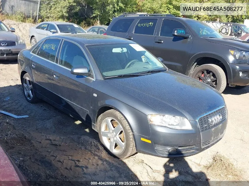 2005 Audi A4 2.0T VIN: WAUDF68E45A508277 Lot: 40425966