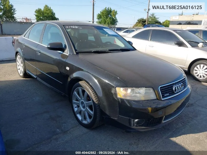 WAULT68E25A016125 2005 Audi A4 3.0