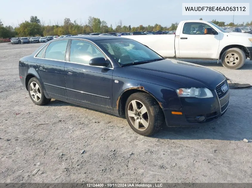 WAUDF78E46A063112 2006 Audi A4