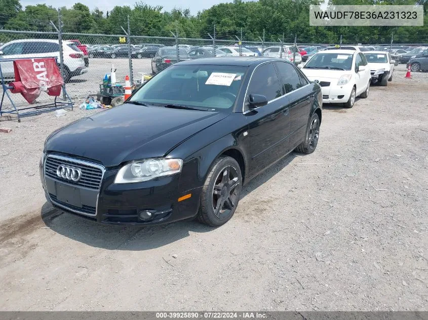 WAUDF78E36A231323 2006 Audi A4 2.0T