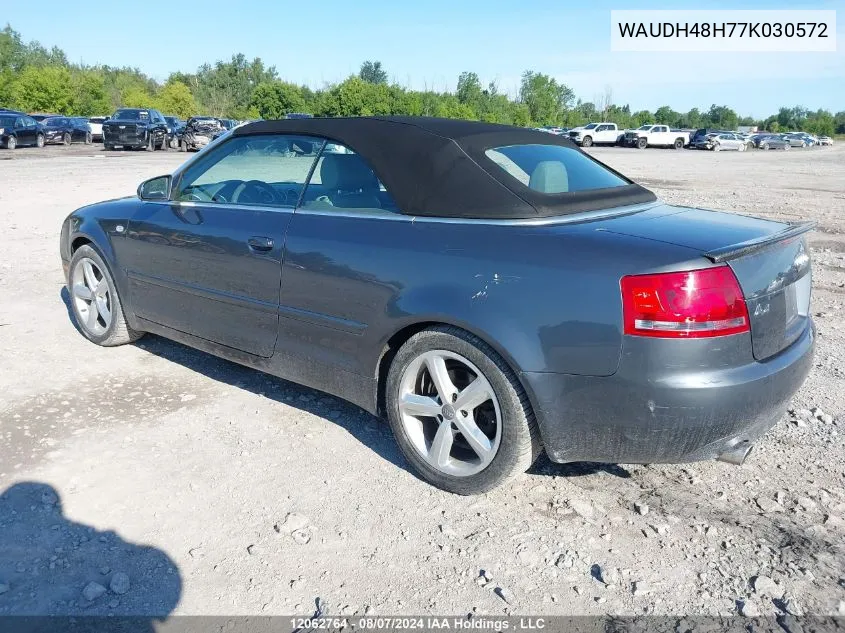 WAUDH48H77K030572 2007 Audi A4