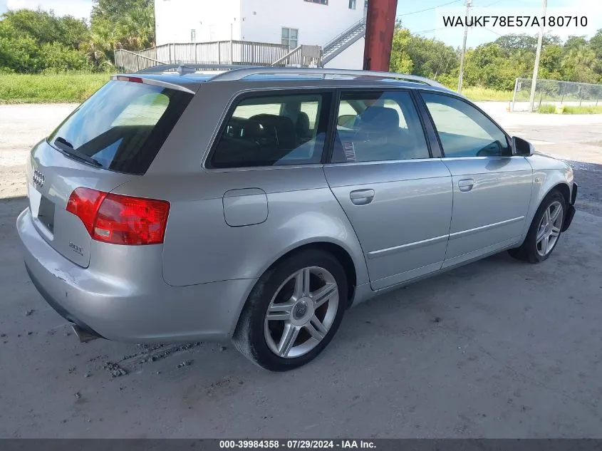 WAUKF78E57A180710 2007 Audi A4 2.0T Avant