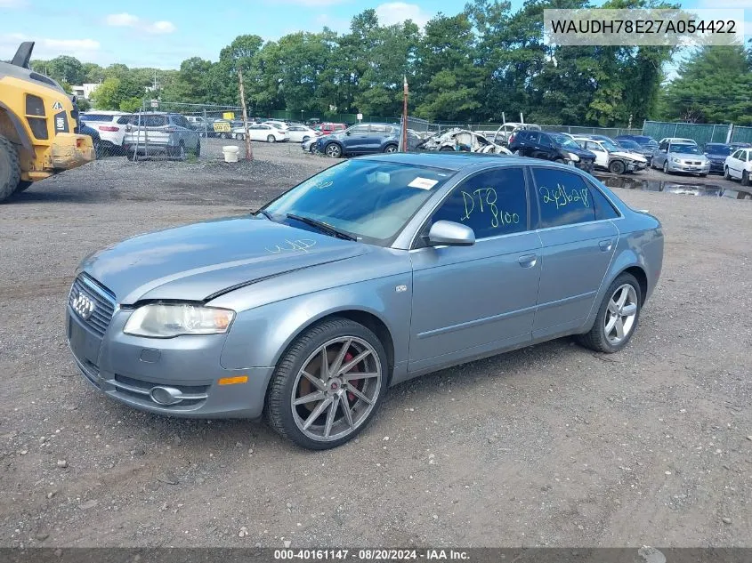 WAUDH78E27A054422 2007 Audi A4 3.2