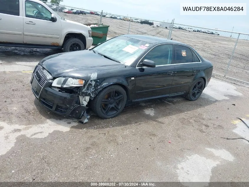 WAUDF78EX8A046284 2008 Audi A4 2.0T