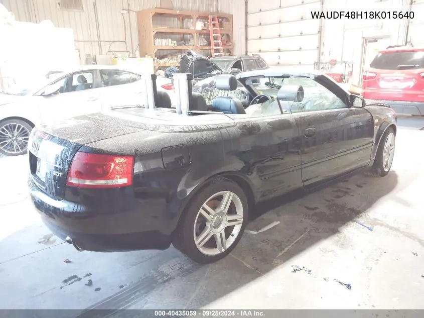 WAUDF48H18K015640 2008 Audi A4 2.0T