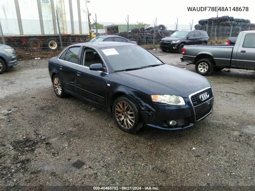 WAUDF78E48A148678 2008 Audi A4 2.0T/2.0T Special Edition