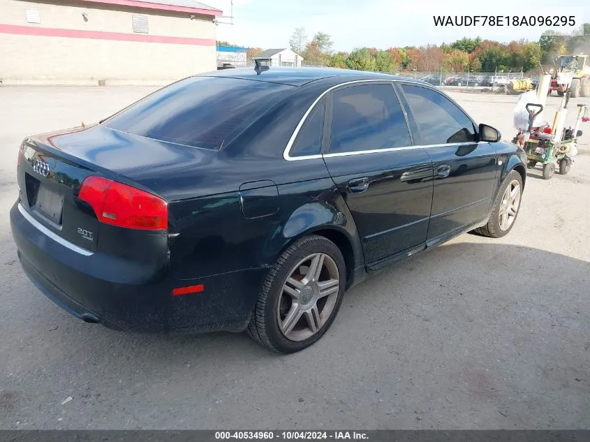 WAUDF78E18A096295 2008 Audi A4 2.0T