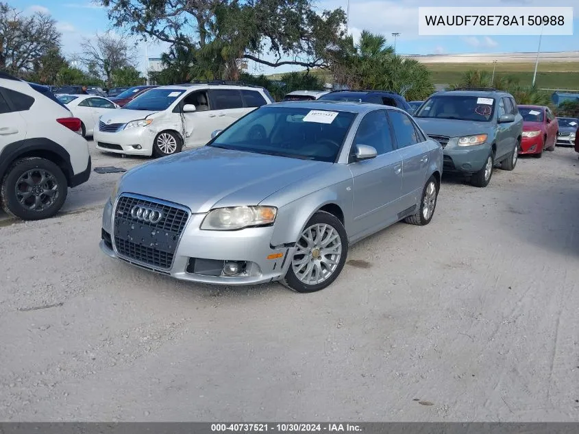 WAUDF78E78A150988 2008 Audi A4 2.0T/2.0T Special Edition